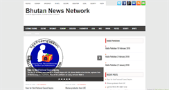Desktop Screenshot of bhutannewsnetwork.com